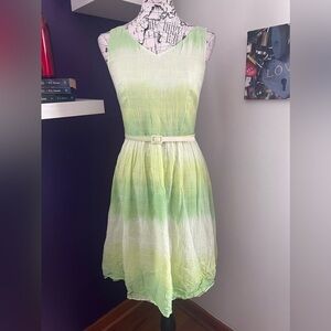 David Meister Sleeveless Cotton Dress